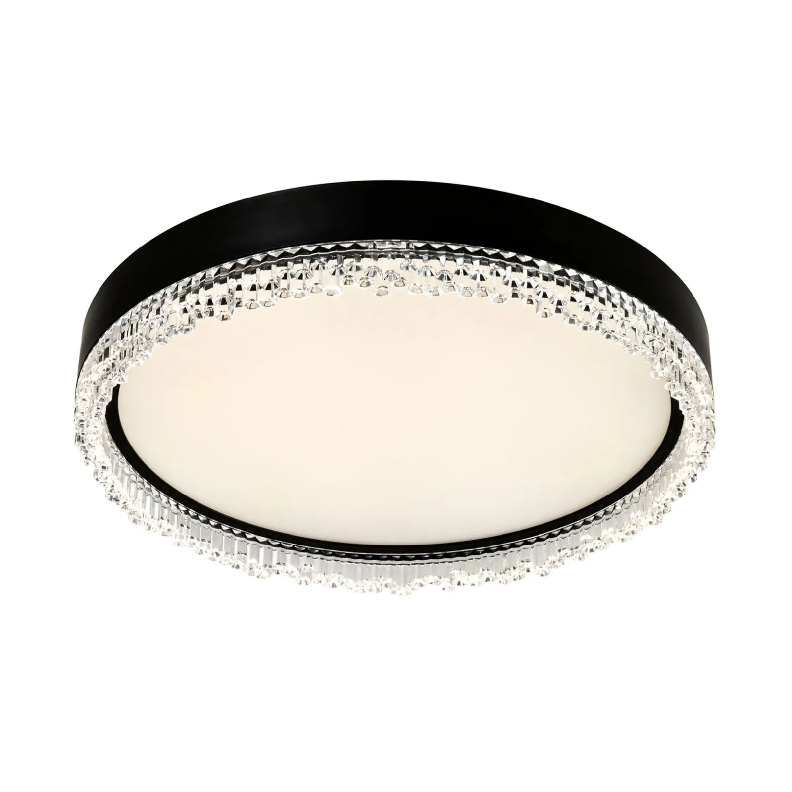 Sklep Kaja Dekoracyjny plafon LED z kryształkami FM2304400R-MB REGI | Kaja* Plafony Nowoczesne|Lampy Led