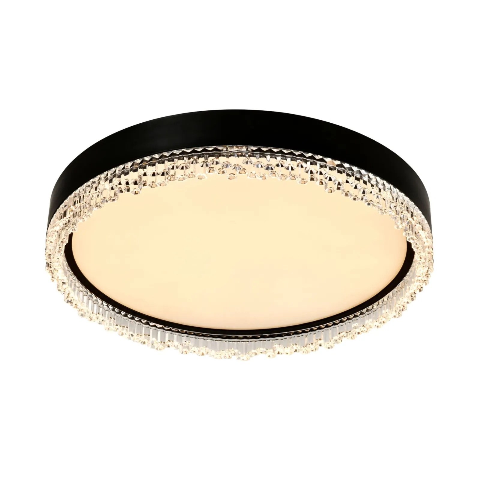 Sklep Kaja Dekoracyjny plafon LED z kryształkami FM2304400R-MB REGI | Kaja* Plafony Nowoczesne|Lampy Led