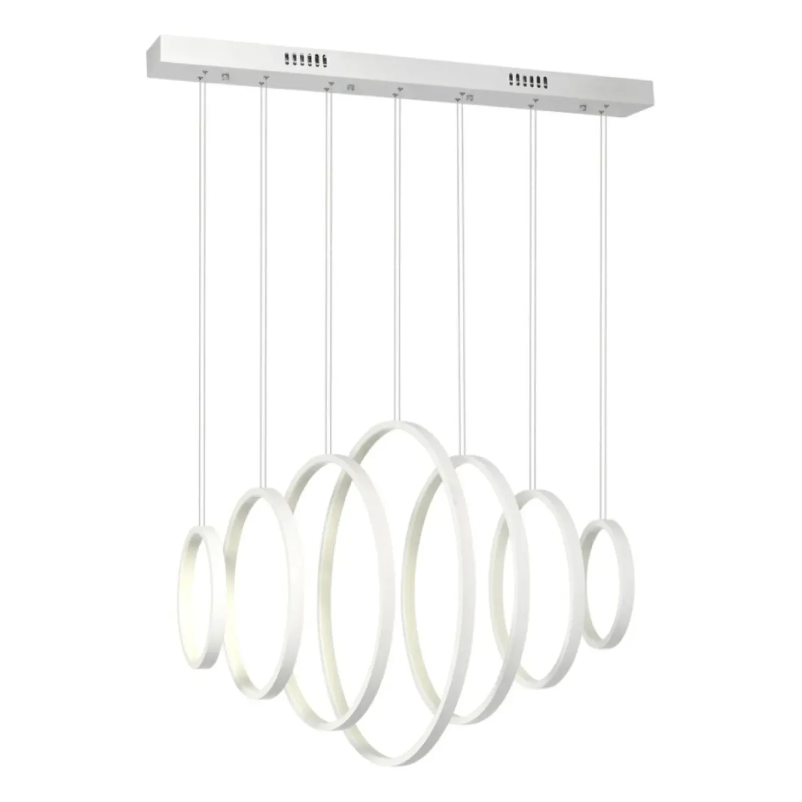 Sklep Kaja Designerska, biała, ledowa lampa wisząca ML335 VERTIGO | Kaja biały Shop