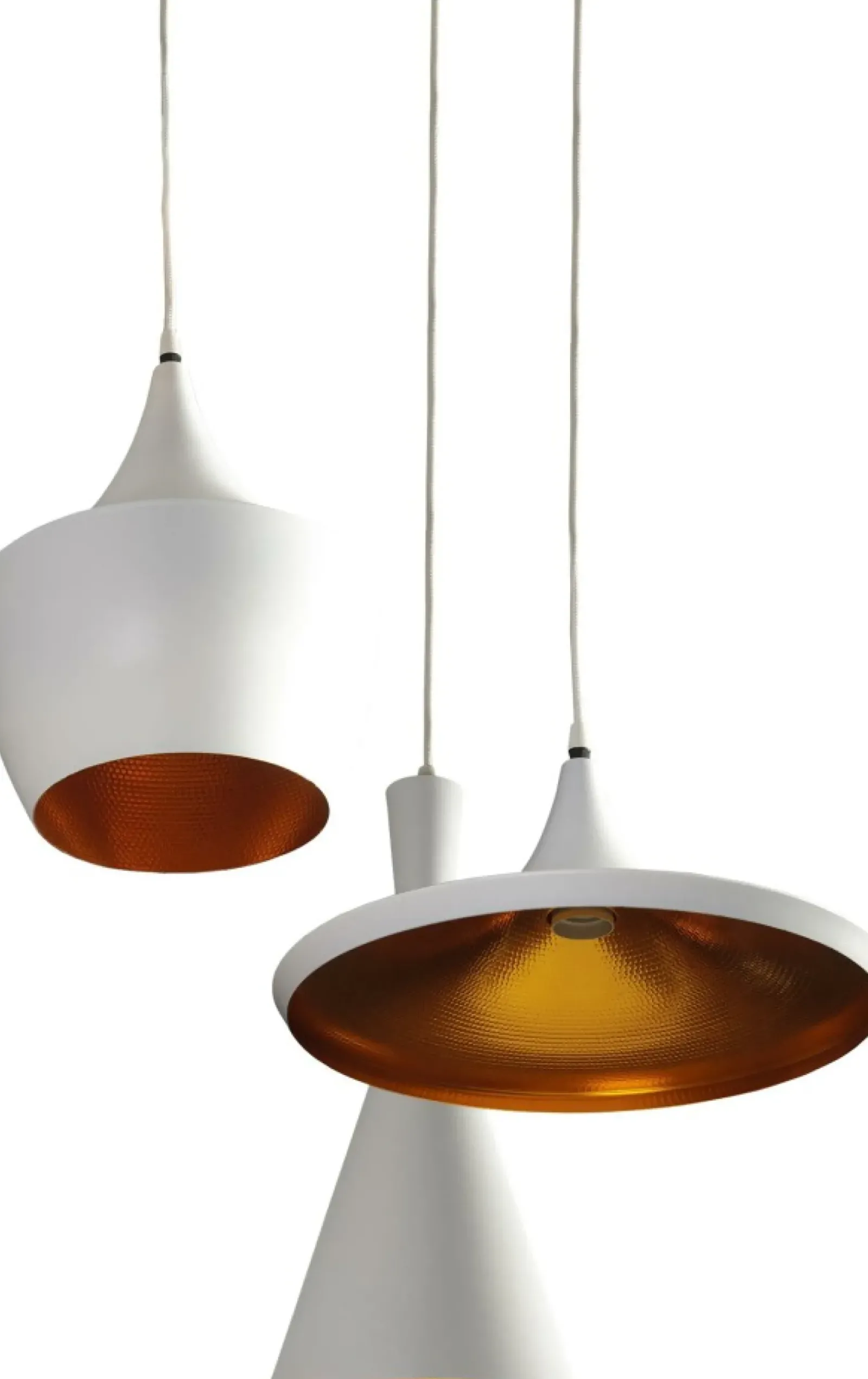 Sklep Kaja Designerska, biało-złota lampa wisząca do kuchni AZ1339 MIX | Kaja Best