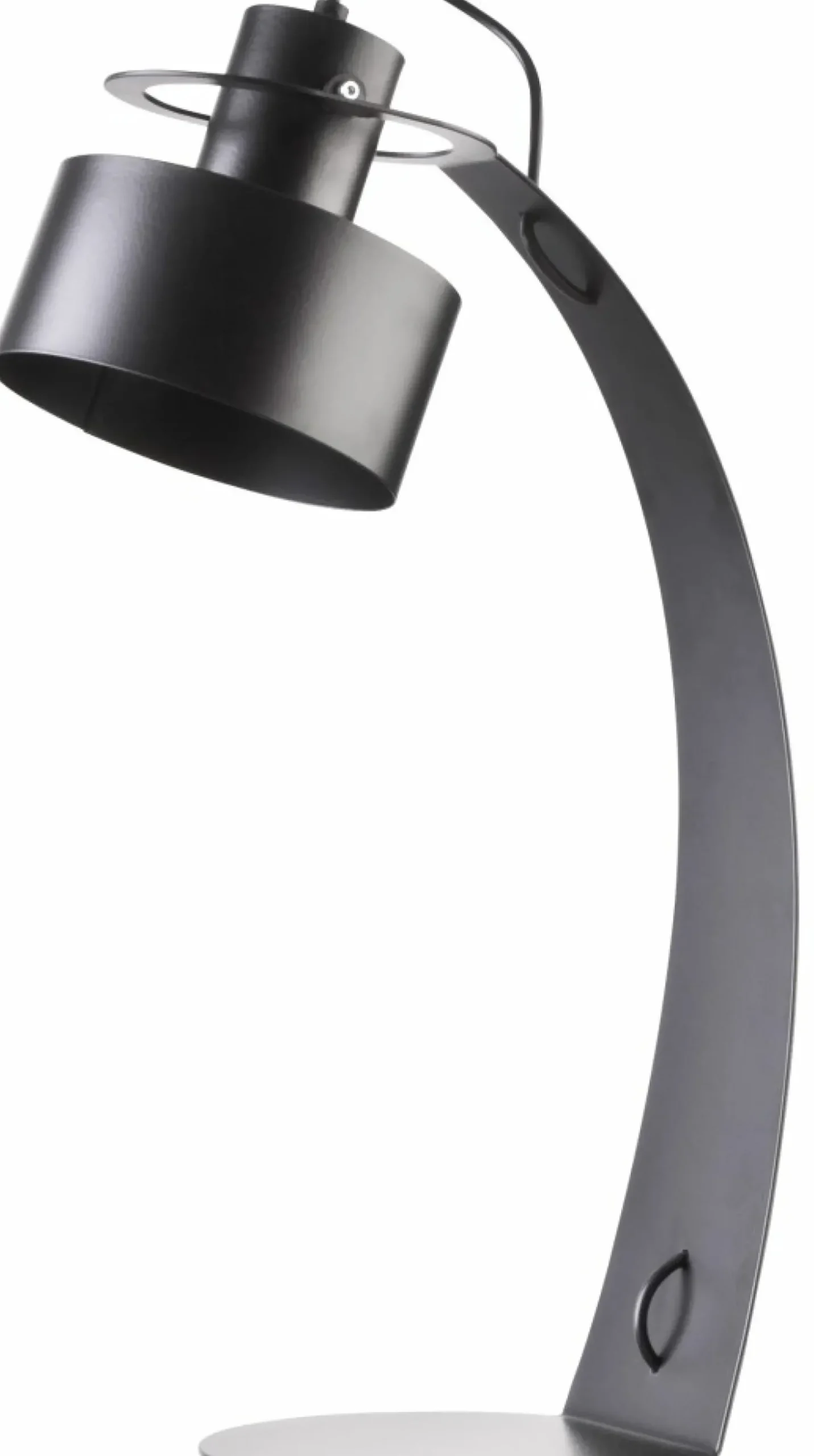 Sklep Kaja Designerska, czarna, industrialna lampa biurkowa SIG 50065 z serii RIF* Lampki Biurkowe