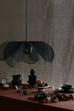 Sklep Kaja Designerska, czarna lampa wisząca - kwiat 108662 STYRKA | Kaja Discount
