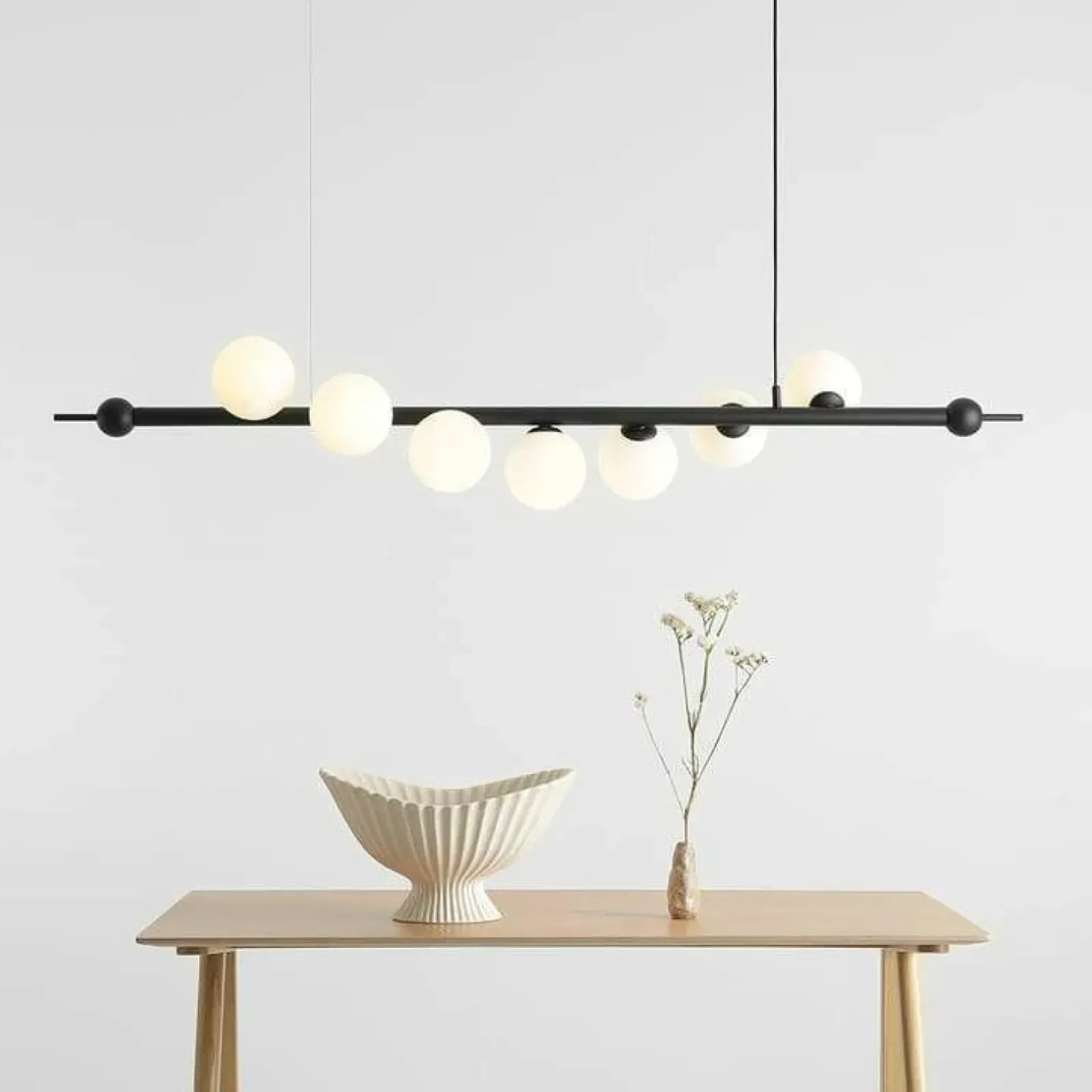 Sklep Kaja Designerska, czarna lampa wisząca nad stół w jadalni 1115T1 WAVE Zadzwońporabattel.783200183(8-16)/mailsklep@kaja.com.pl Hot