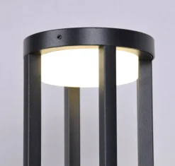 Sklep Kaja Designerska, czarna lampa ogrodowa LED K-8138 50cm UBBE | Kaja* Lampy Ogrodowe Stojące|Lampy Ogrodowe Stojące