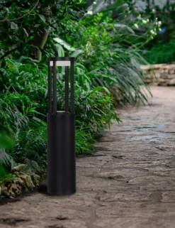 Sklep Kaja Designerska, czarna lampa ogrodowa LED K-8138 50cm UBBE | Kaja* Lampy Ogrodowe Stojące|Lampy Ogrodowe Stojące