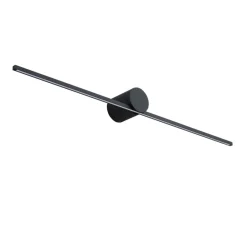 Sklep Kaja Designerska czarna lampa nad lustro LP-777/1W L BK z serii MODERN SLIM* Lampy Led