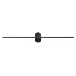 Sklep Kaja Designerska czarna lampa nad lustro LP-777/1W L BK z serii MODERN SLIM* Lampy Led