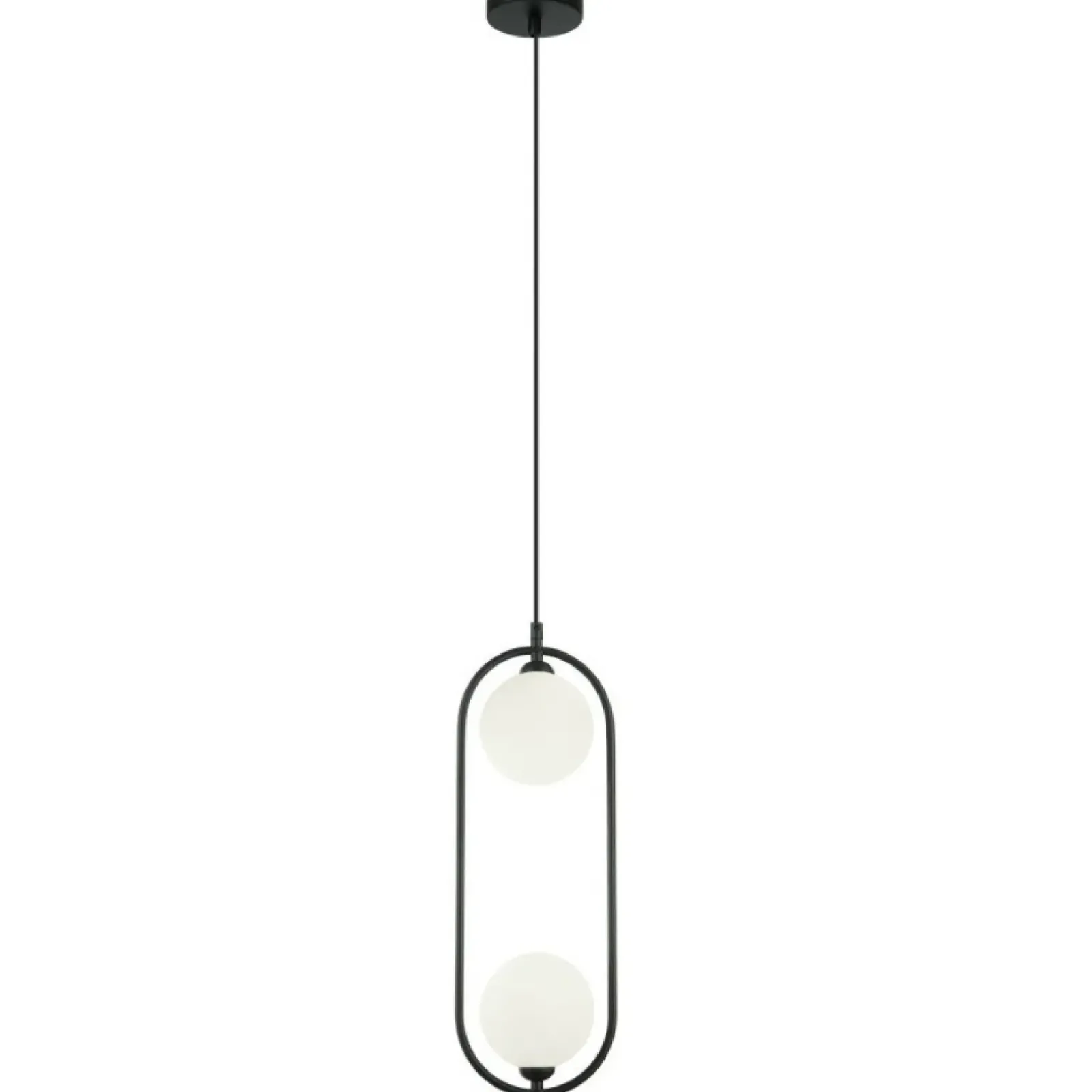 Sklep Kaja Designerska, czarna lampa wisząca do kuchni PND-3965-2-BK - LUPUS New