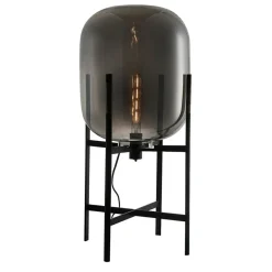 Sklep Kaja Designerska, czarna lampka stołowa FL-82321-1A-M MAVERSA | Kaja* Nowoczesne Lampki Stołowe