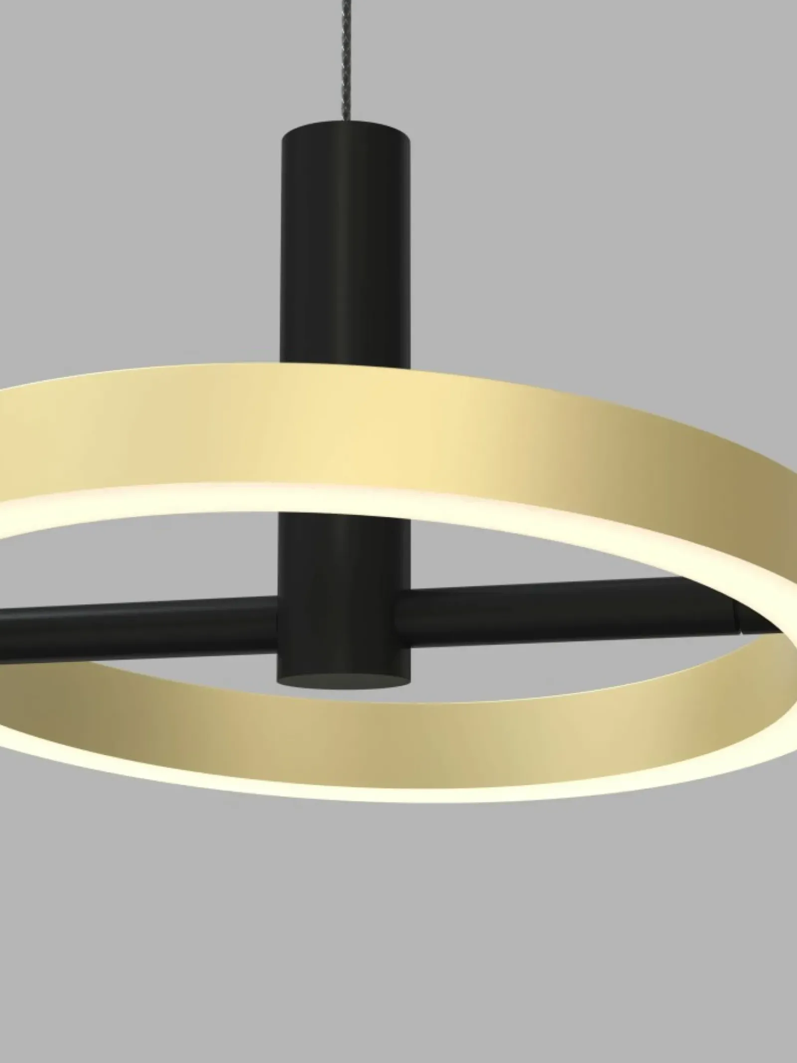 Sklep Kaja Designerska, czarno-złota lampa wisząca LED WF 5016-304 BREST | Kaja Cheap