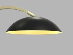 Sklep Kaja Designerska, czarno-złota lampka do biura WF 8001-104 ROSSKOFF | Kaja* Nowoczesne Lampki Stołowe|Lampy Led