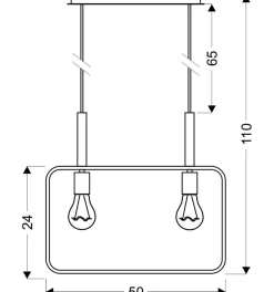 Sklep Kaja Designerska, dekoracyjna lampa wisząca 32-73518 z serii FRAME | Kaja czarny Sale