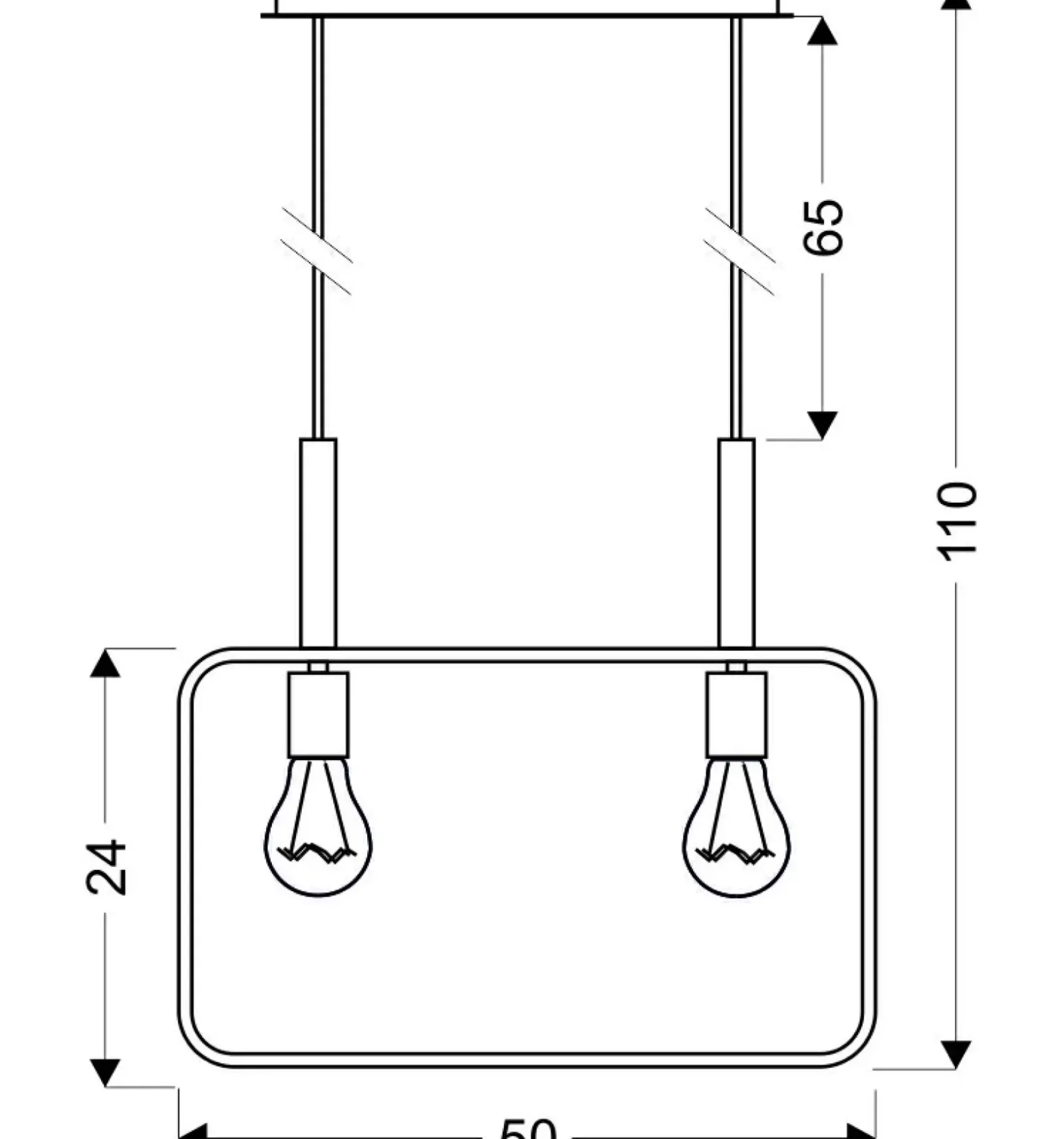 Sklep Kaja Designerska, dekoracyjna lampa wisząca 32-73518 z serii FRAME | Kaja czarny Sale