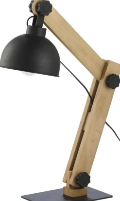 Sklep Kaja Designerska, drewniana lampa biurkowa TK 5021 OSLO | Kaja Oświetlenie* Lampki Biurkowe
