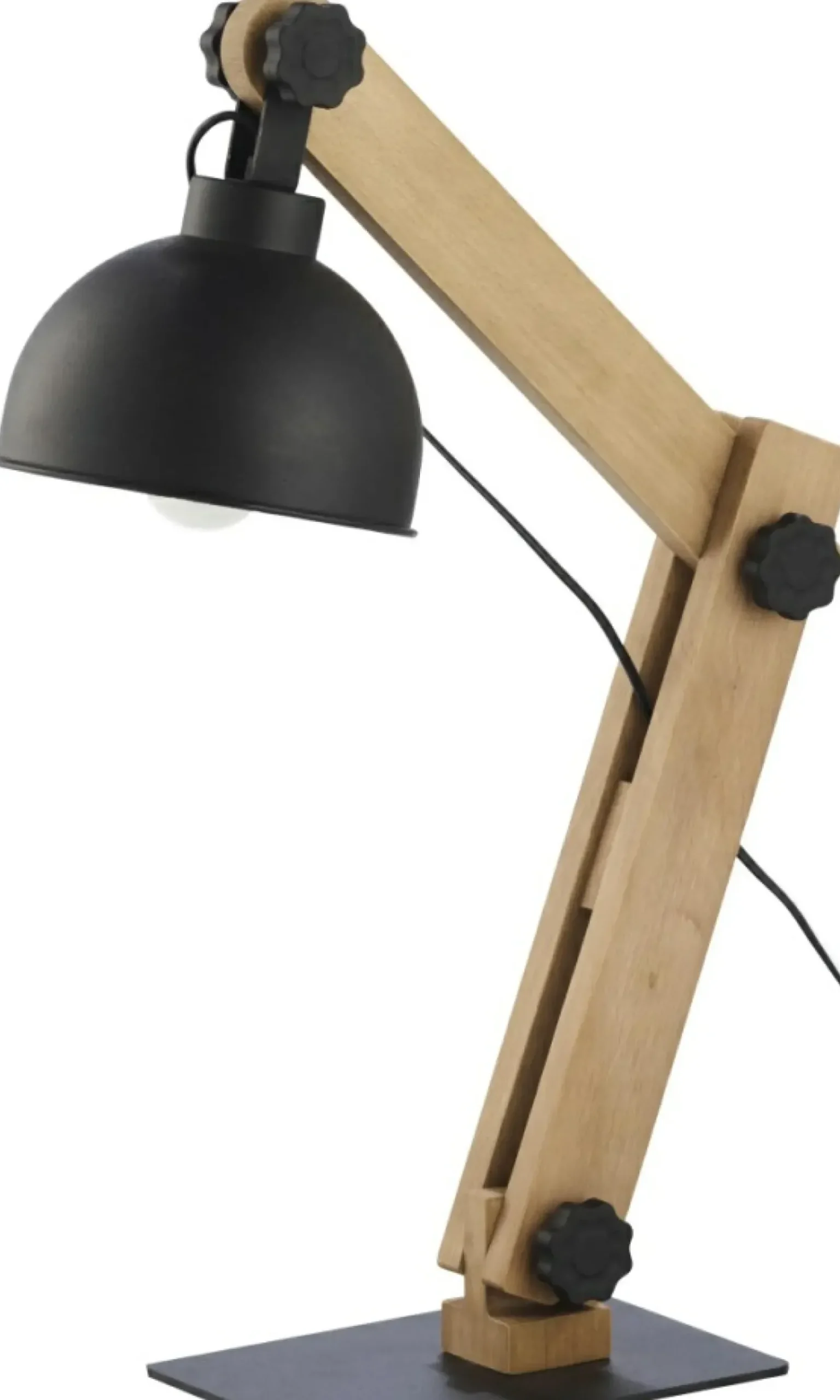 Sklep Kaja Designerska, drewniana lampa biurkowa TK 5021 OSLO | Kaja Oświetlenie* Lampki Biurkowe