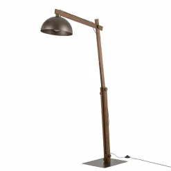 Sklep Kaja Designerska, drewniana lampa podłogowa TK 6319 OSLO | Kaja Oświetlenie* Lampy Podłogowe Z Abażurem|Tradycyjne Lampy Podłogowe