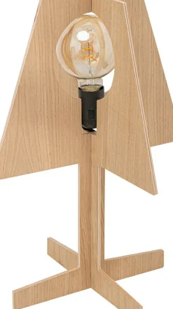 Sklep Kaja Designerska, drewniana, minimalistyczna lampka 4113603 z serii OAK* Nowoczesne Lampki Stołowe