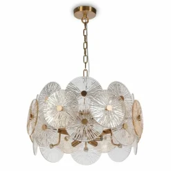 Sklep Kaja Designerska, elegancka lampa wisząca do salonu MOD007PL-08G ASTER Flash Sale