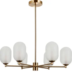 Sklep Kaja Designerska, elegancka lampa wisząca PND-4215-6A-HBR-SAT PERANO Discount