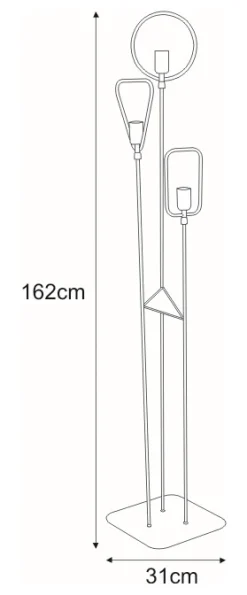 Sklep Kaja Designerska, industrialna lampa podłogowa K-3934 GEO | Kaja* Lampy Podłogowe