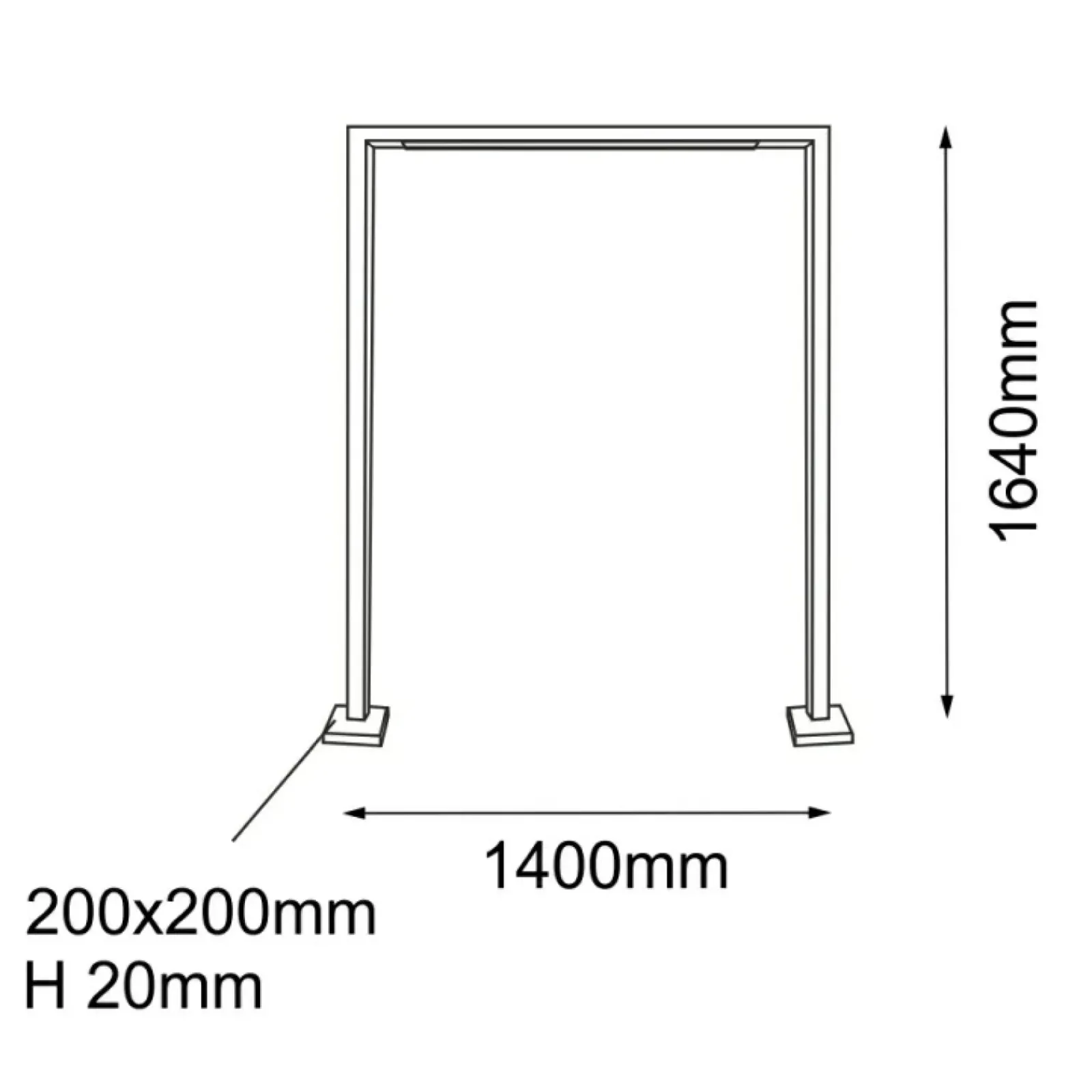 Sklep Kaja Designerska lampa do oświetlenia ogrodu 164cm ANT 9933 TAKETA | Kaja* Lampy Ogrodowe Stojące