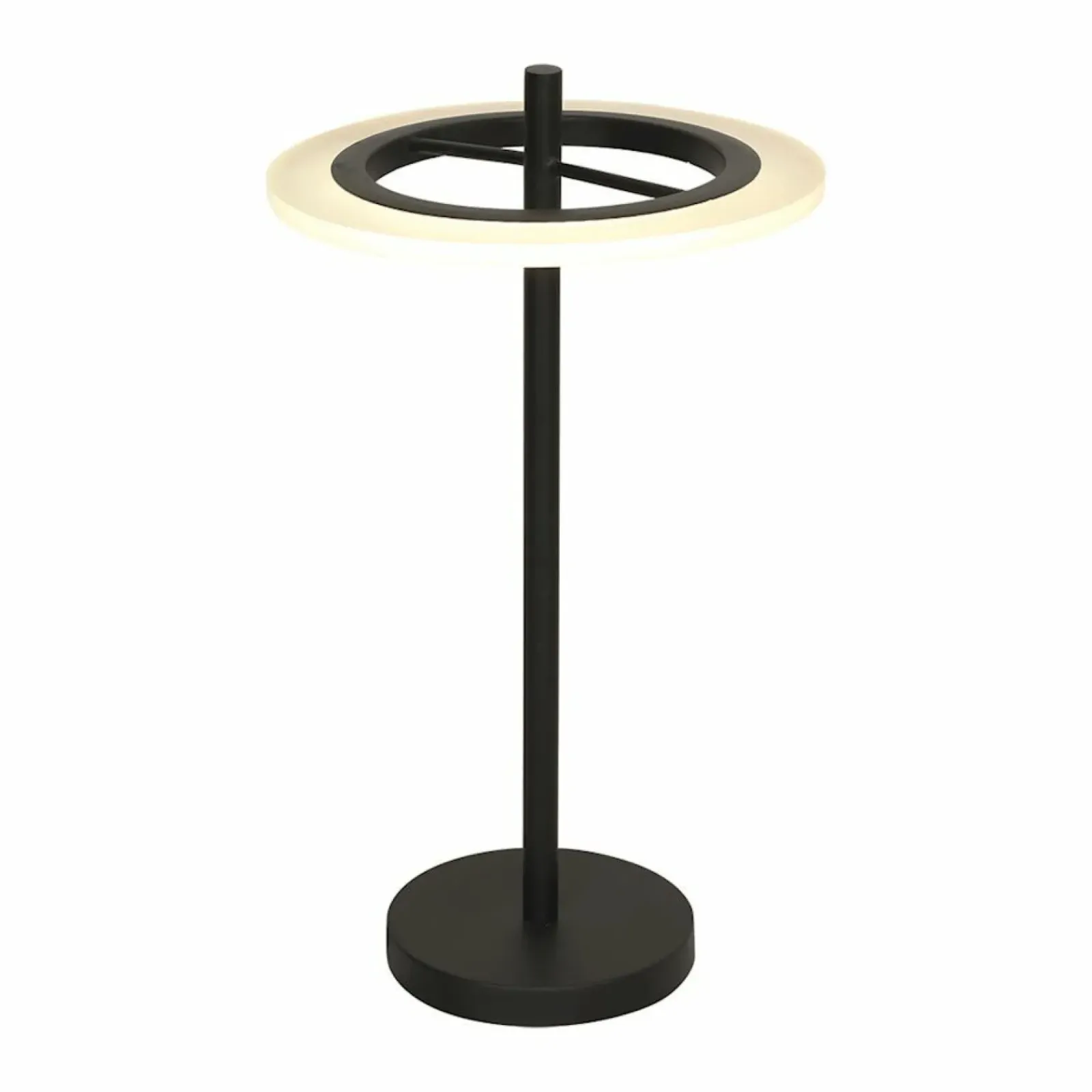 Sklep Kaja Designerska lampa stołowa z obręczą LED ML168 COSMO | Kaja Oświetlenie* Lampy Led|Nowoczesne Lampki Stołowe