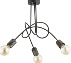Sklep Kaja Designerska lampa sufitowa na 3 odkryte żarówki AL 26043 | Kaja Clearance
