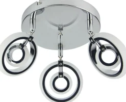 Sklep Kaja Designerska lampa sufitowa z ringami LED 98-62024 CELT | Kaja chrom Online