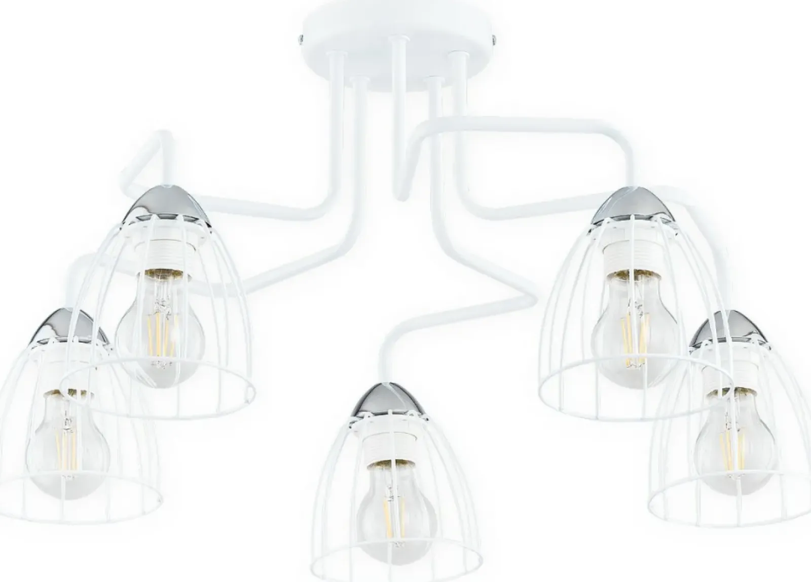 Sklep Kaja Designerska lampa sufitowa do salonu O2705 W5 BIA SENSO | Kaja New