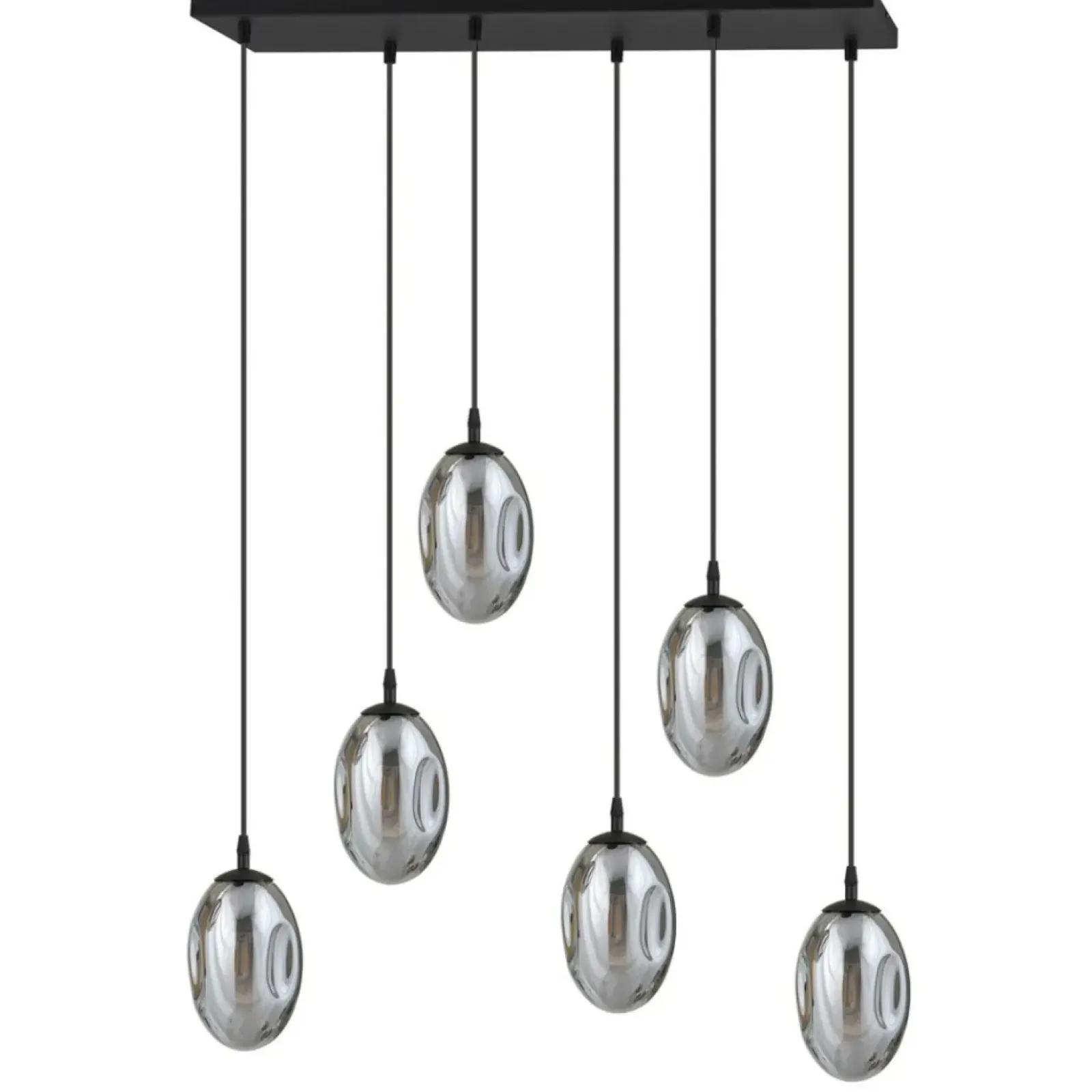 Sklep Kaja Designerska lampa wisząca z grafitowymi kloszami 1266/6 z serii ASTRAL Cheap