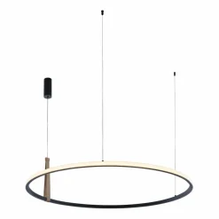 Sklep Kaja Designerska lampa wisząca LED do salonu 22808-WOOD CLAUD | Kaja Online