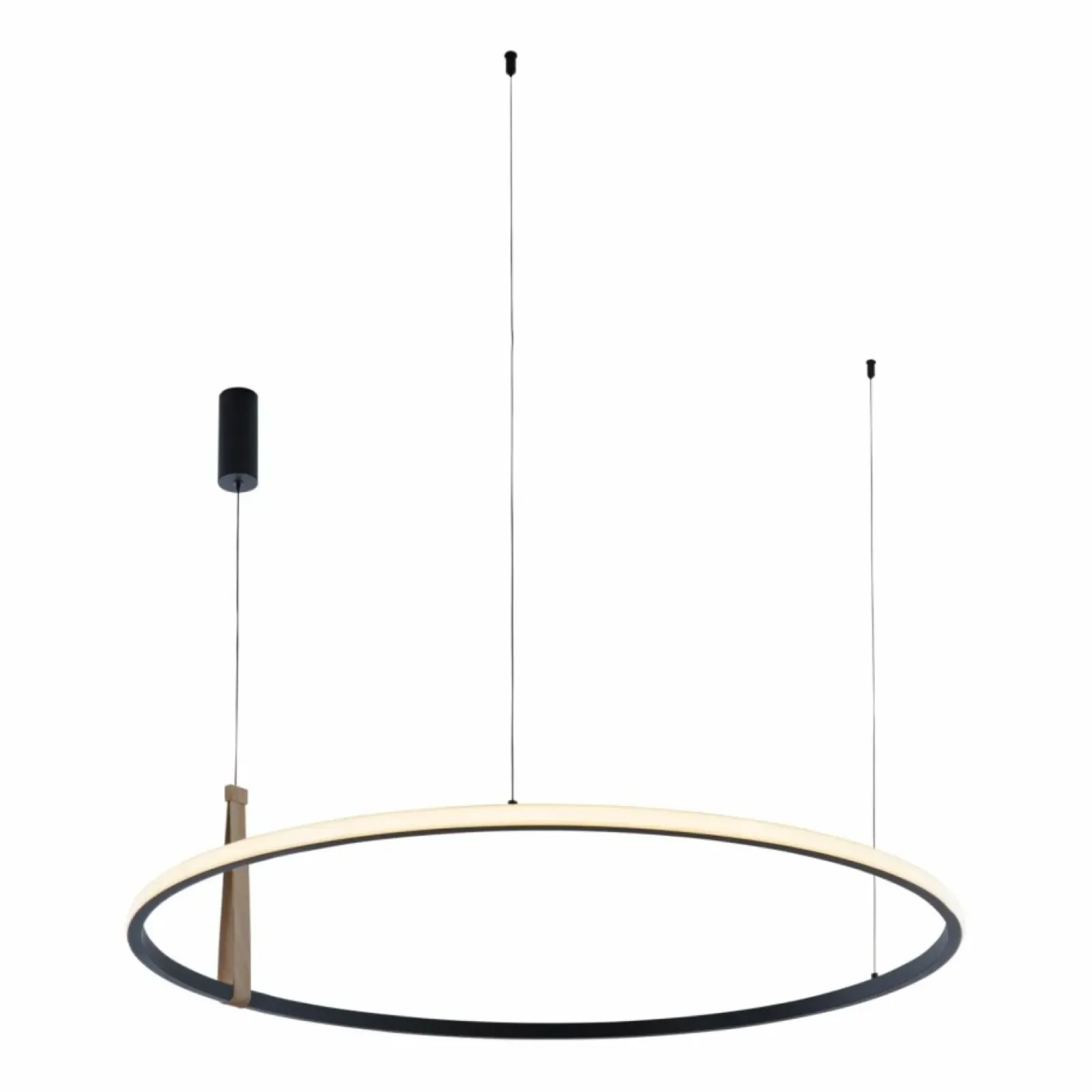 Sklep Kaja Designerska lampa wisząca LED do salonu 22808-WOOD CLAUD | Kaja Online