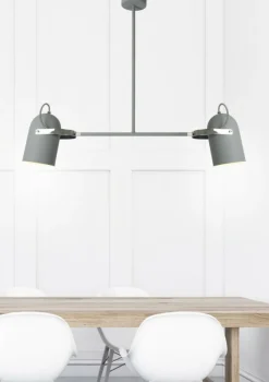 Sklep Kaja Designerska lampa wisząca do salonu loft 32-66510 GRAY | Kaja szary Best
