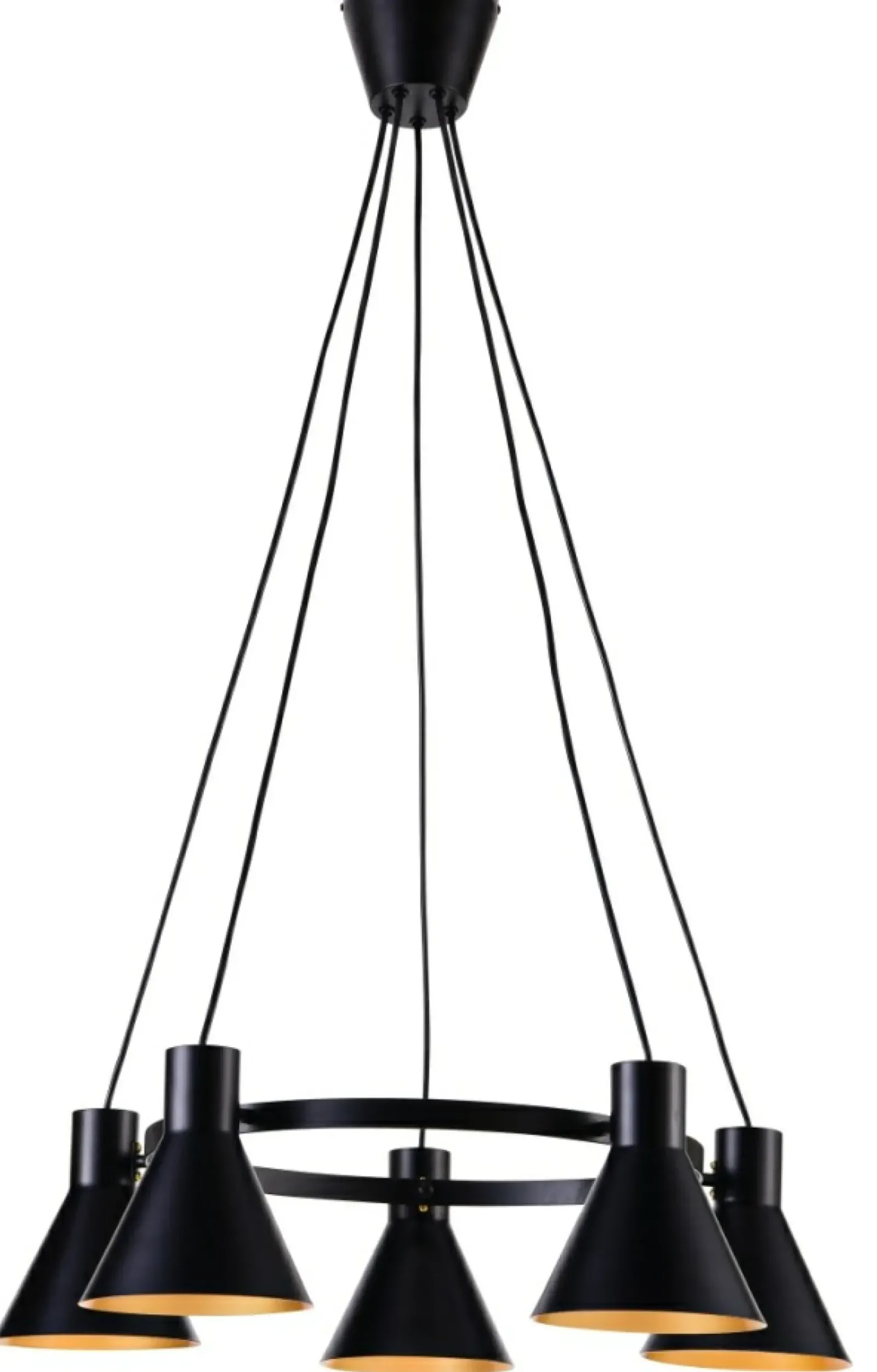 Sklep Kaja Designerska lampa wisząca nad wyspę 35-71163 MORE | Kaja Oświetlenie czarny Clearance