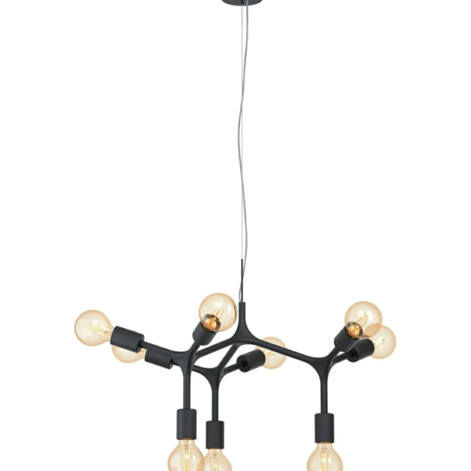 Sklep Kaja Designerska lampa wisząca bez kloszy 98346 BOCADELLA | Kaja Clearance