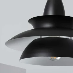 Sklep Kaja Designerska lampa wisząca do kuchni ABR-LWBL-E27 LUPPO | Kaja czarny Cheap