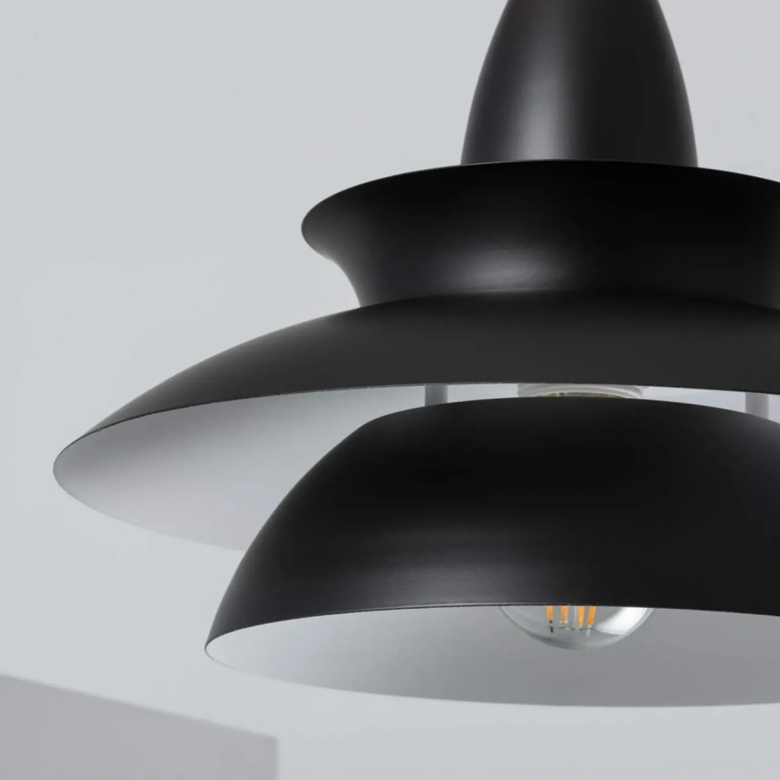 Sklep Kaja Designerska lampa wisząca do kuchni ABR-LWBL-E27 LUPPO | Kaja czarny Cheap