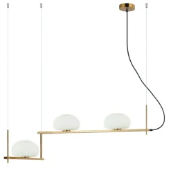 Sklep Kaja Designerska lampa wisząca nad stół PND-357783-BRO+W z serii KERNIO Best Sale
