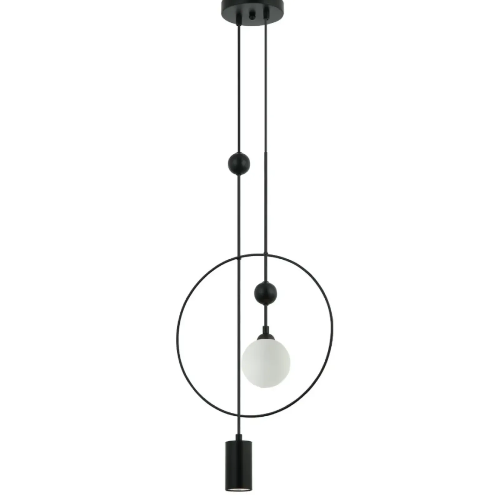 Sklep Kaja Designerska lampa wisząca do sypialni PND-428892-BK z serii TROSTI Clearance