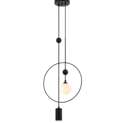 Sklep Kaja Designerska lampa wisząca do sypialni PND-428892-BK z serii TROSTI Clearance