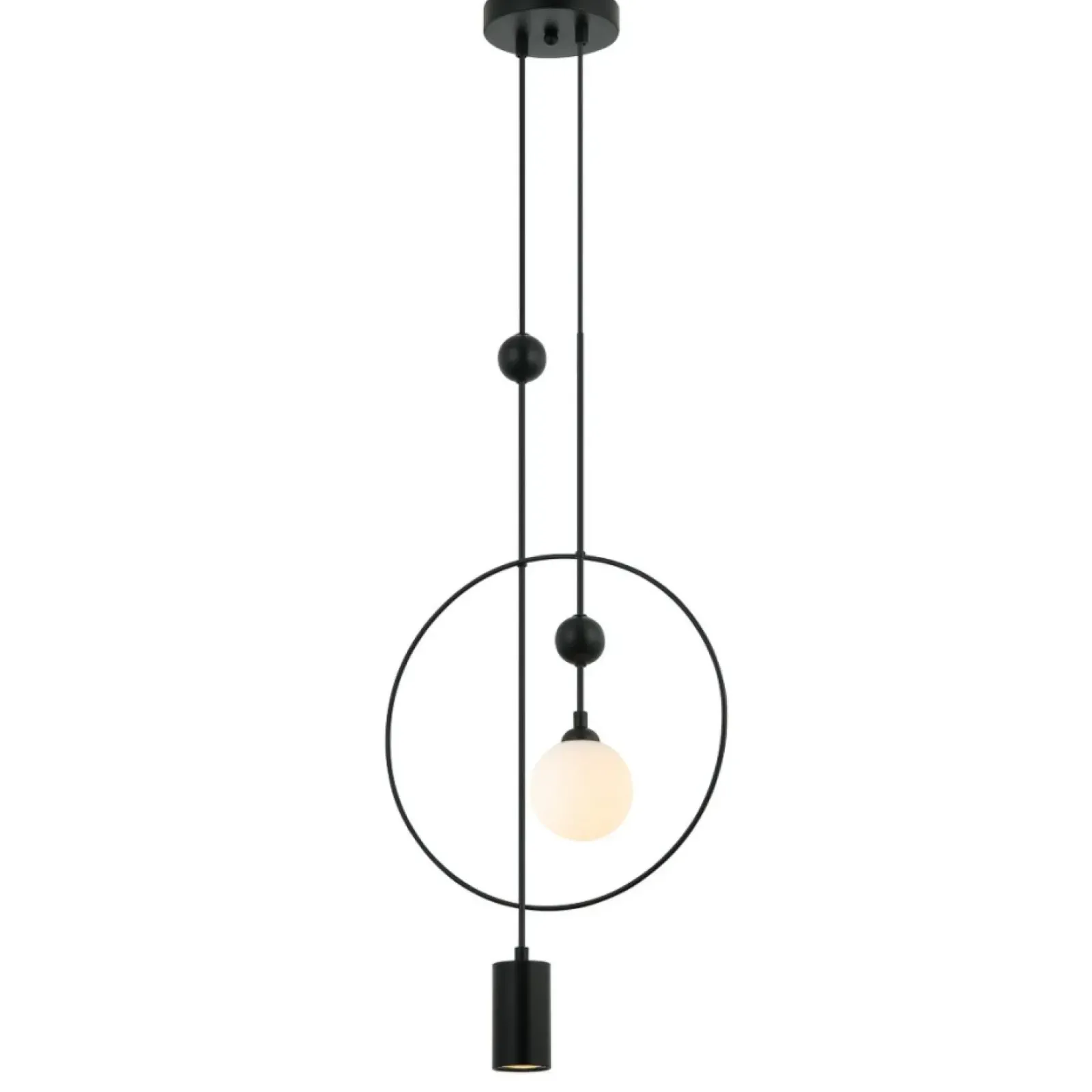 Sklep Kaja Designerska lampa wisząca do sypialni PND-428892-BK z serii TROSTI Clearance
