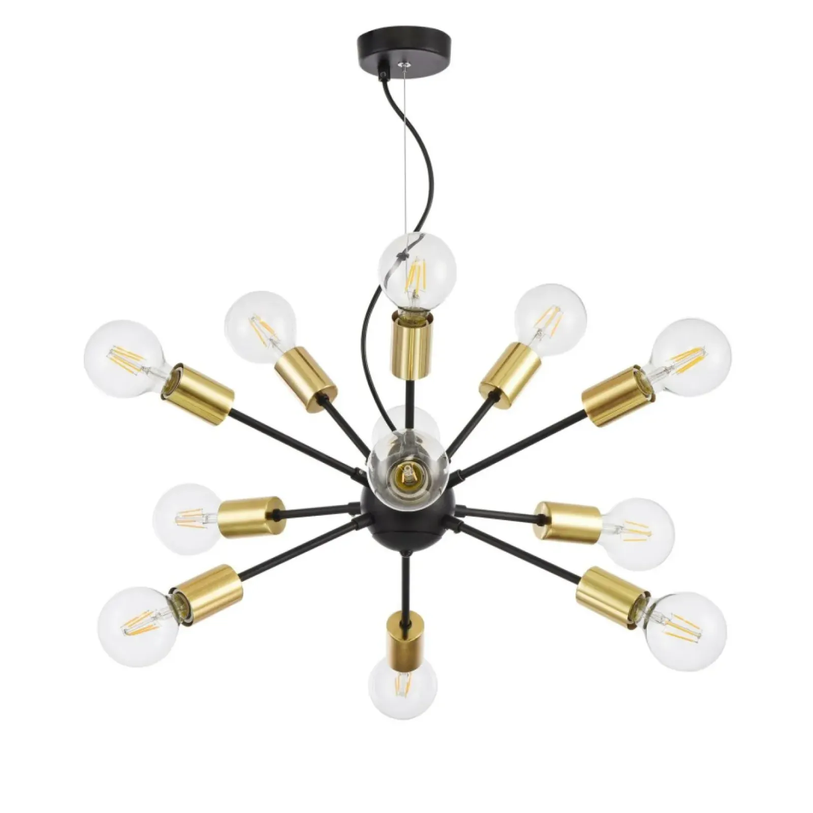 Sklep Kaja Designerska lampa wisząca do salonu T546PL-12B JACKSON | Kaja czarny Clearance