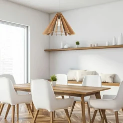 Sklep Kaja Designerska lampa wisząca w stylu eco TK 6611 ERIS WOOD | Kaja Best Sale