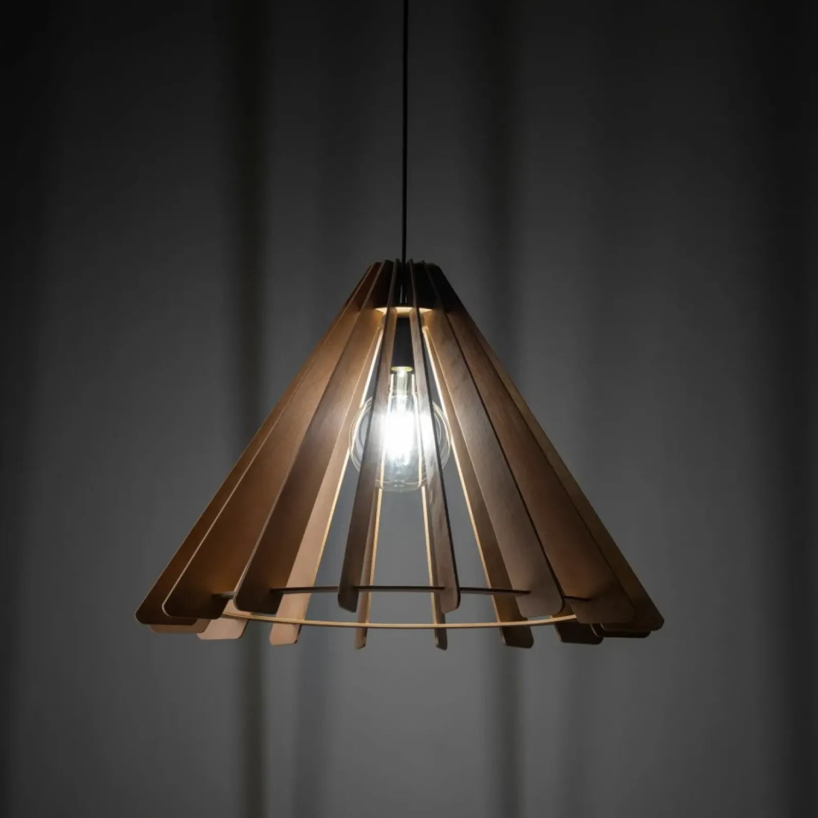 Sklep Kaja Designerska lampa wisząca w stylu eco TK 6611 ERIS WOOD | Kaja Best Sale
