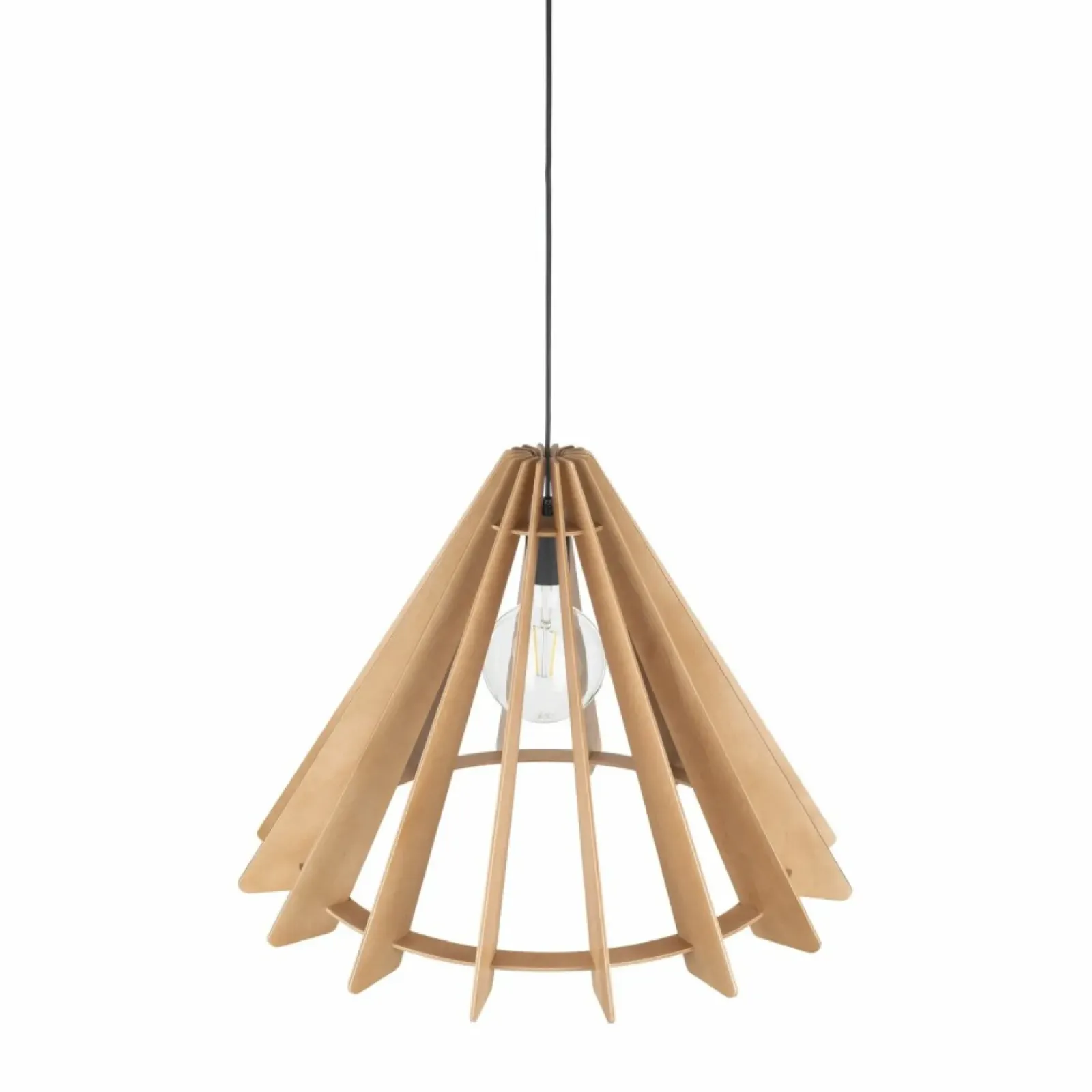Sklep Kaja Designerska lampa wisząca w stylu eco TK 6611 ERIS WOOD | Kaja Best Sale