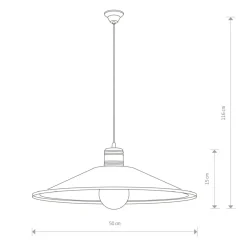 Sklep Kaja Designerska lampa wisząca nad wyspę kuchenną 6444 GARRET | Kaja Hot