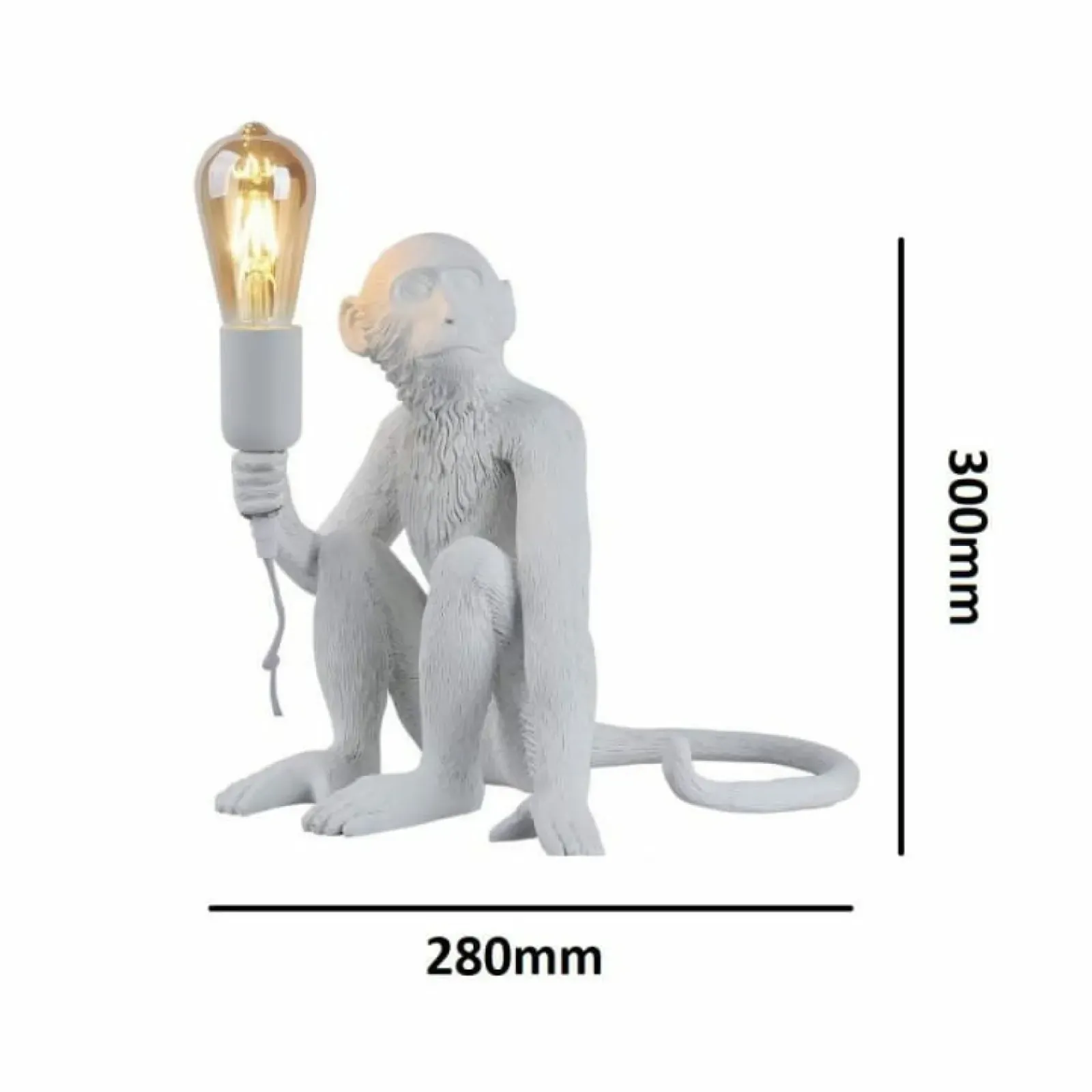 Sklep Kaja Designerska lampka nocna małpa ABR-KARD4-B MONKEY | Kaja Oświetlenie* Nowoczesne Lampki Stołowe