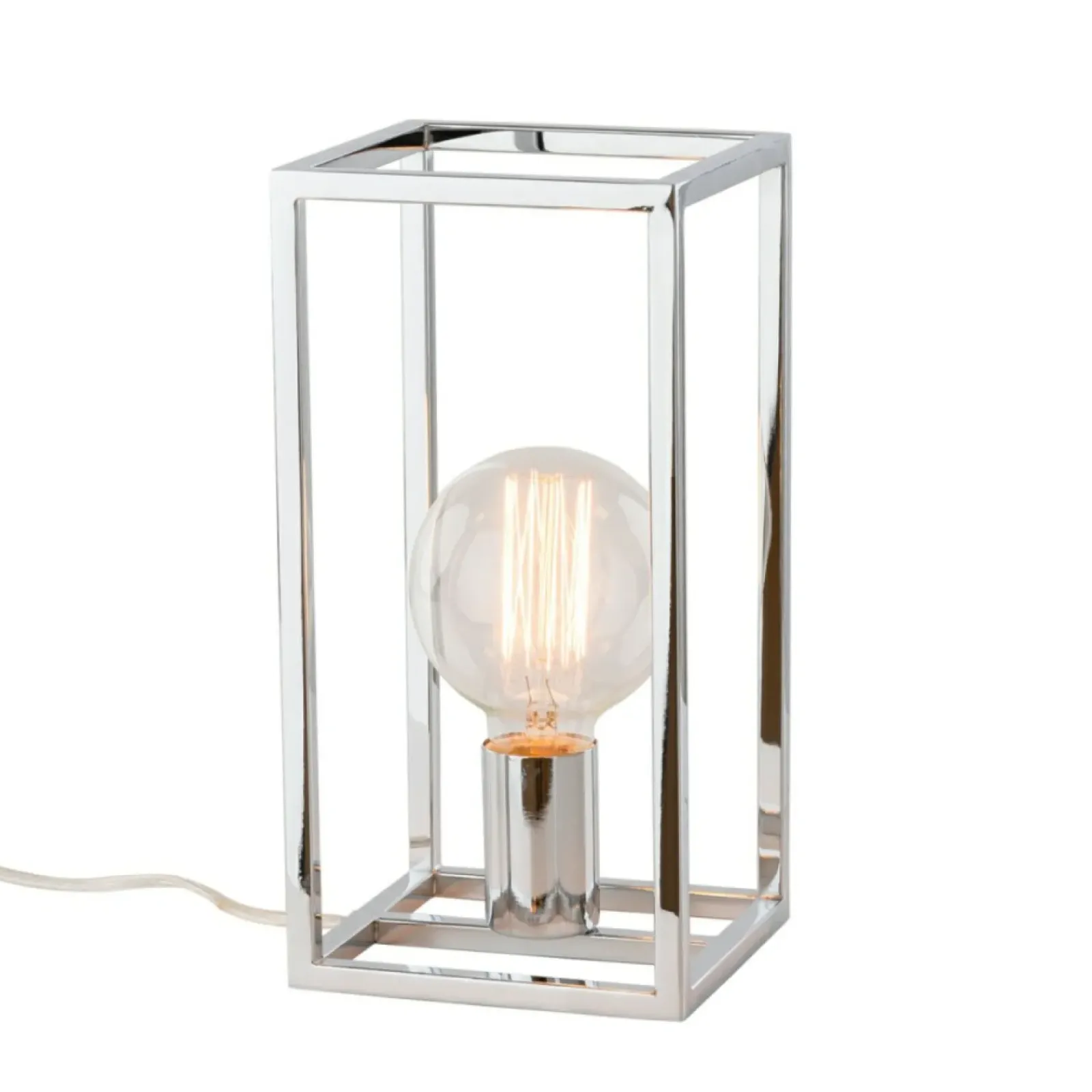Sklep Kaja Designerska lampka stołowa MT-BR4366-T1 CH SIGALO | Kaja Oświetlenie* Nowoczesne Lampki Stołowe