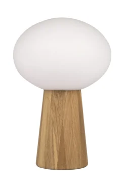 Sklep Kaja Designerska lampka z drewnianą podstawą 108409 z serii PATER | Kaja* Nowoczesne Lampki Stołowe
