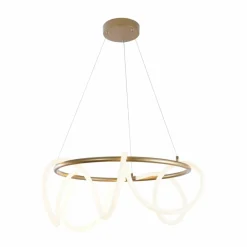 Sklep Kaja Designerska, ledowa lampa wisząca 20006PL-GD BALBO | Kaja Oświetlenie Outlet